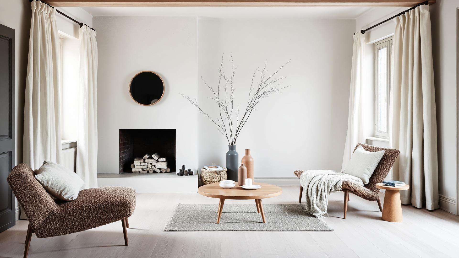 Scandinavian Interiors and Natural Material Harmony